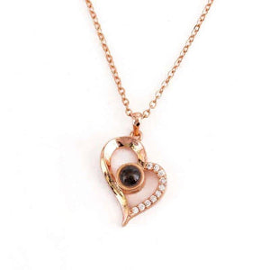 14 Ayar Altın Kaplama - 100 Dilde Seni Seviyorum Kolye - Sky Podium Türkiye