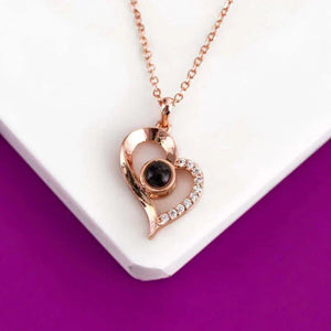 14 Ayar Altın Kaplama - 100 Dilde Seni Seviyorum Kolye - Sky Podium Türkiye