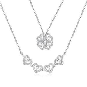 14 Ayar Kaplama Açılır Mıknatıslı Yonca Kolye - Sky Podium Türkiye