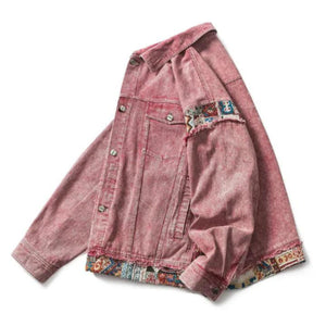 Kovboy Patchwork Unisex Ceket - Sky Podium Türkiye