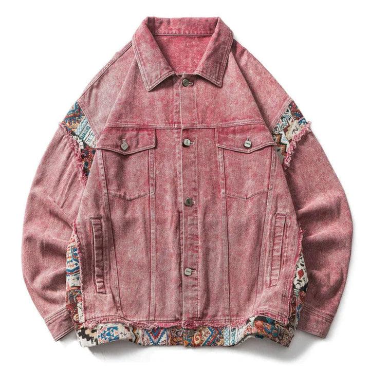 Kovboy Patchwork Unisex Ceket - Sky Podium Türkiye