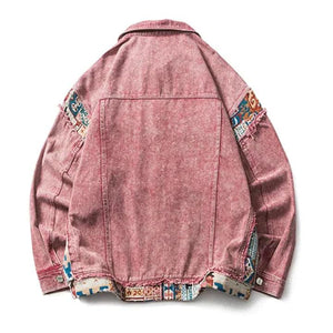 Kovboy Patchwork Unisex Ceket - Sky Podium Türkiye