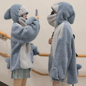 Sky Podium Shark Hoodie Çiftler İçin - Sky Podium Türkiye