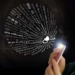 14 Ayar Altın Kaplama - 100 Dilde Seni Seviyorum Kolye - Sky Podium Türkiye