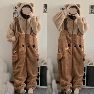 Tedy Bear Hoodie Giyilebilir Battaniye - Sky Podium Türkiye