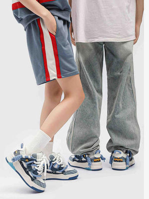Supermade Couple Casual Board Shoes - Sky Podium Türkiye