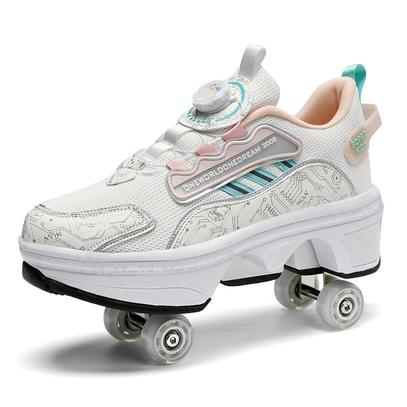 Sky Podium® - Ayar Mekanizmalı Tekerlekli Ayakkabı Arts Edition