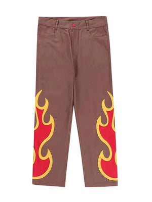 Alev Desenli Unisex Pantolon - Sky Podium Türkiye
