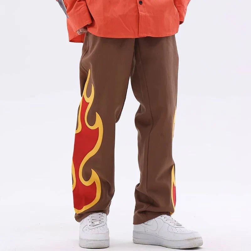 Alev Desenli Unisex Pantolon - Sky Podium Türkiye