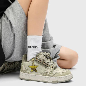 Matcha Green Star Sneakers - Sky Podium Türkiye