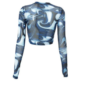 Mermer Felsefesi Crop Üst - Sky Podium Türkiye