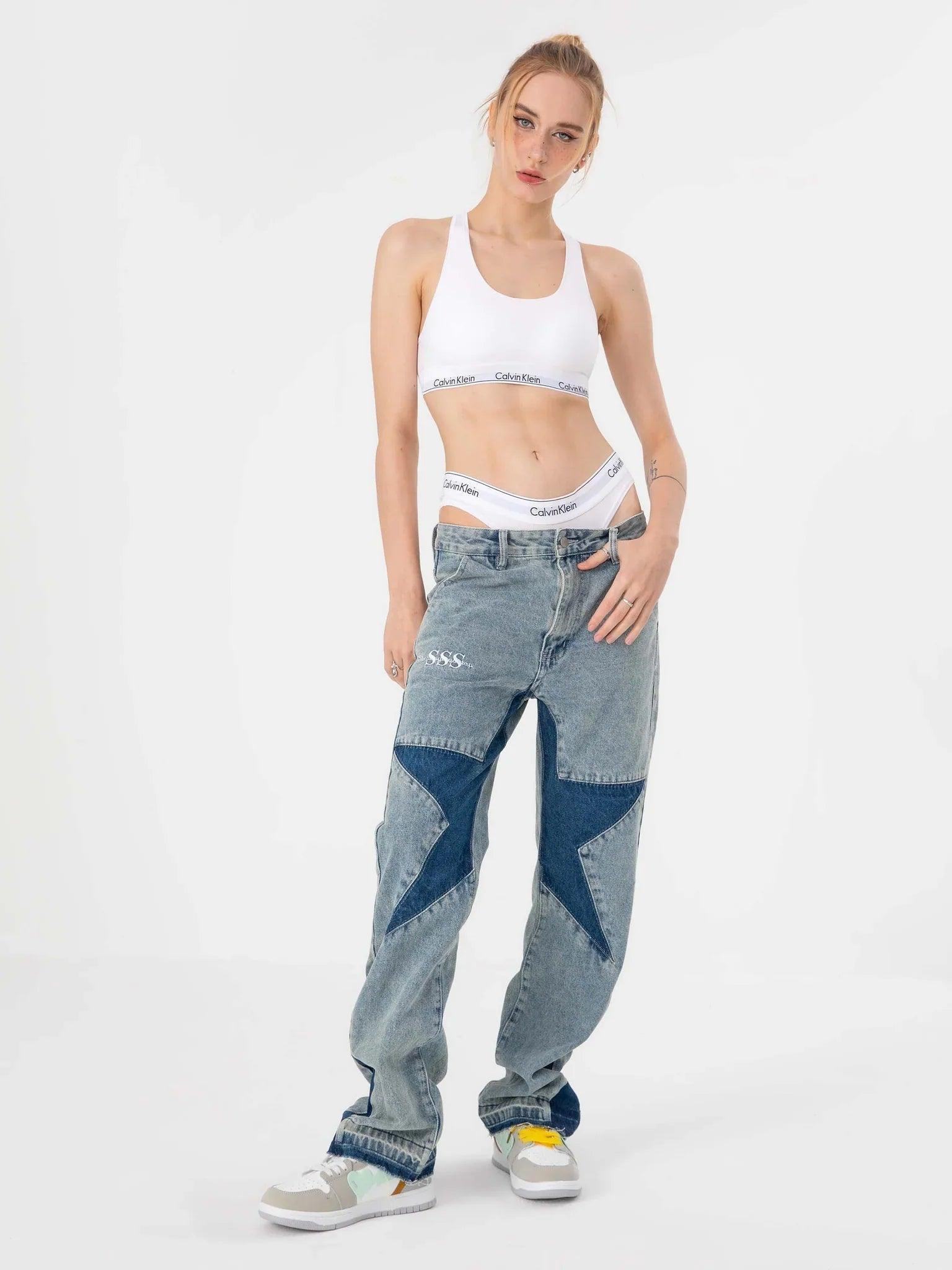 Patch Star Unisex Pantolon - Sky Podium Türkiye