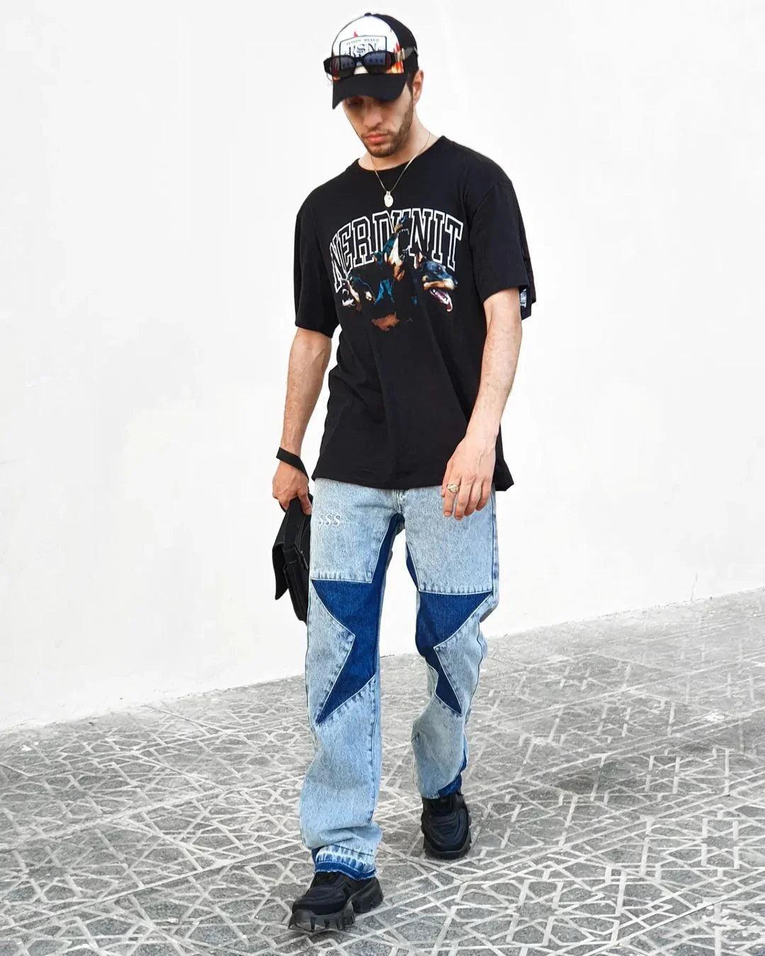 Patch Star Unisex Pantolon - Sky Podium Türkiye