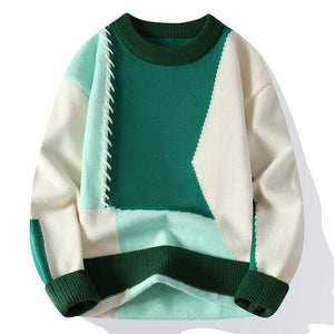 Patchwork Sonbahar Kış Kazak - Sky Podium Türkiye
