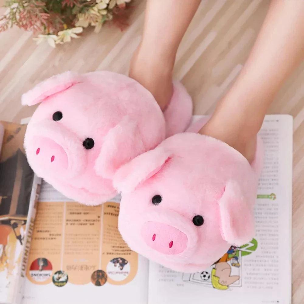 Pembe Pig Peluş Terlik - Sky Podium Türkiye