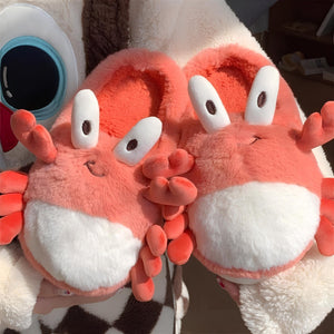 Sevimli Yengeç Peluş Terlik - Sky Podium Türkiye