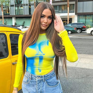 Uzun Kollu Krop Üst - Sky Podium Türkiye