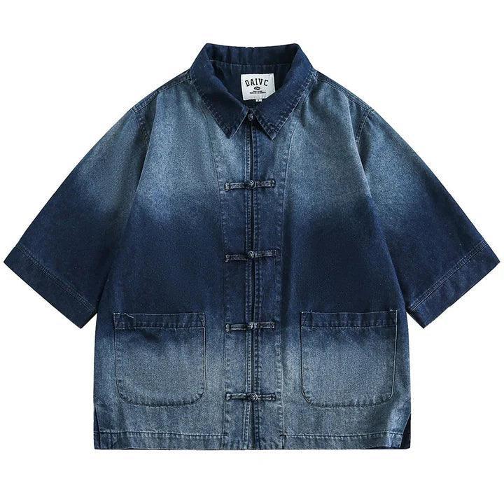 Vintage Fade Unisex Gömlek - Sky Podium Türkiye