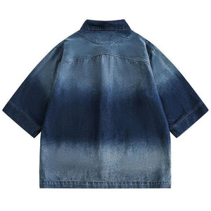 Vintage Fade Unisex Gömlek - Sky Podium Türkiye