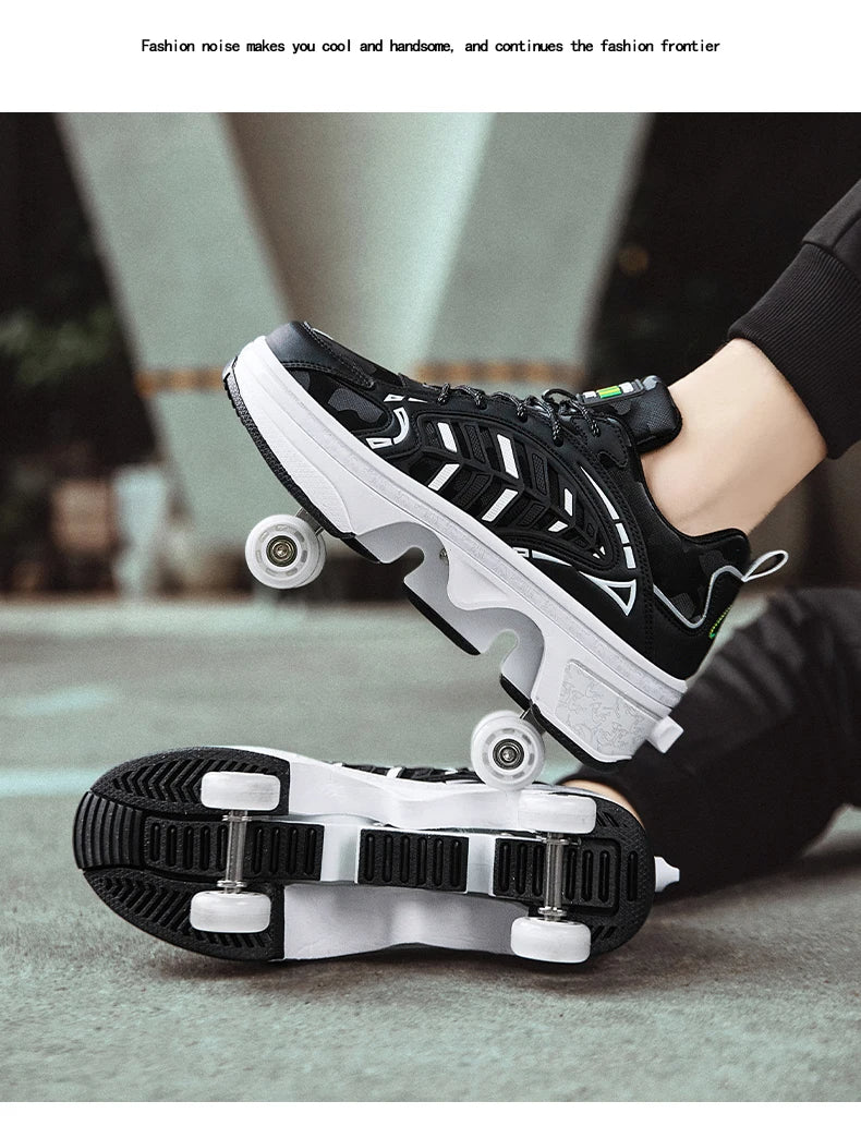 Skypodium 2025 Yeni Roller Paten Ayakkabıları – Öğrenciler İçin Dış Mekan Çok Fonksiyonlu Spor Ayakkabıları