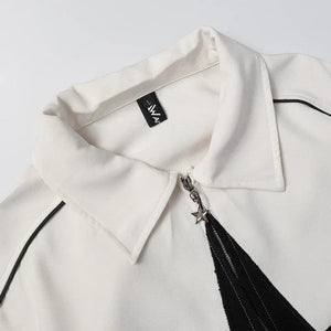 Yıldızlı Oversize Gömlek - Sky Podium Türkiye