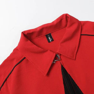 Yıldızlı Oversize Gömlek - Sky Podium Türkiye