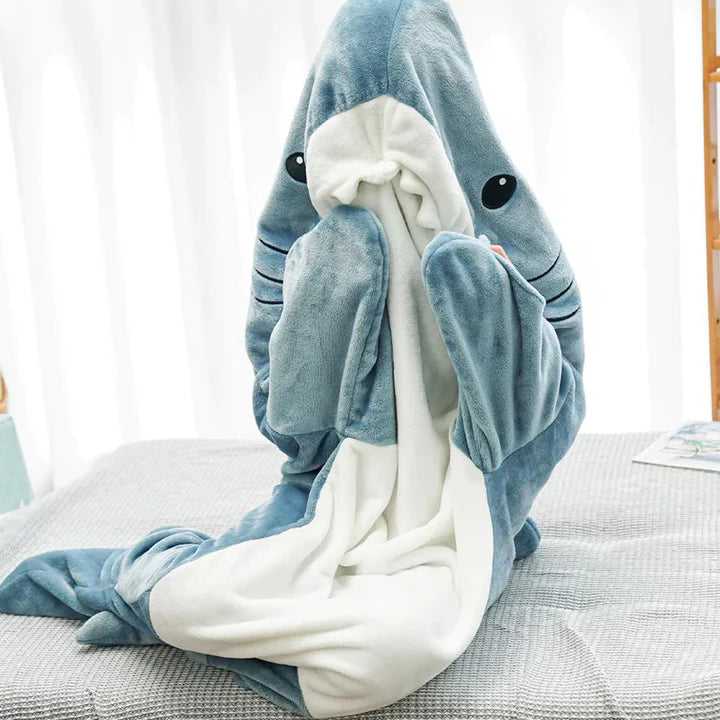 Shark Hoodie Battaniye