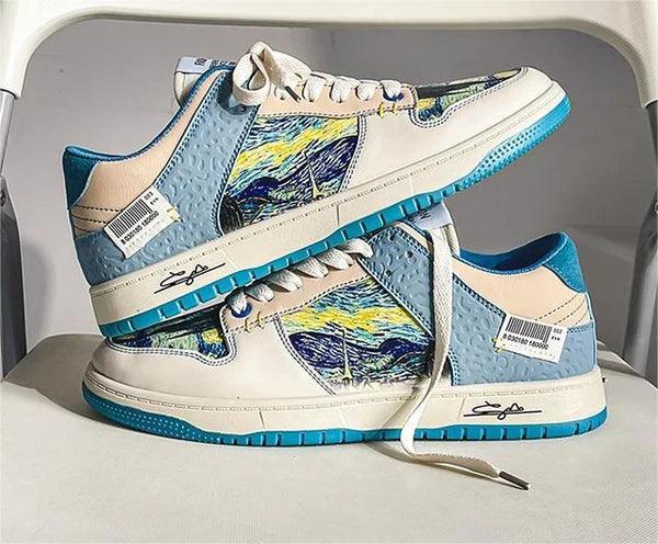 Van Gogh Yıldızlı Geceler Sneakers - Sky Podium Türkiye 